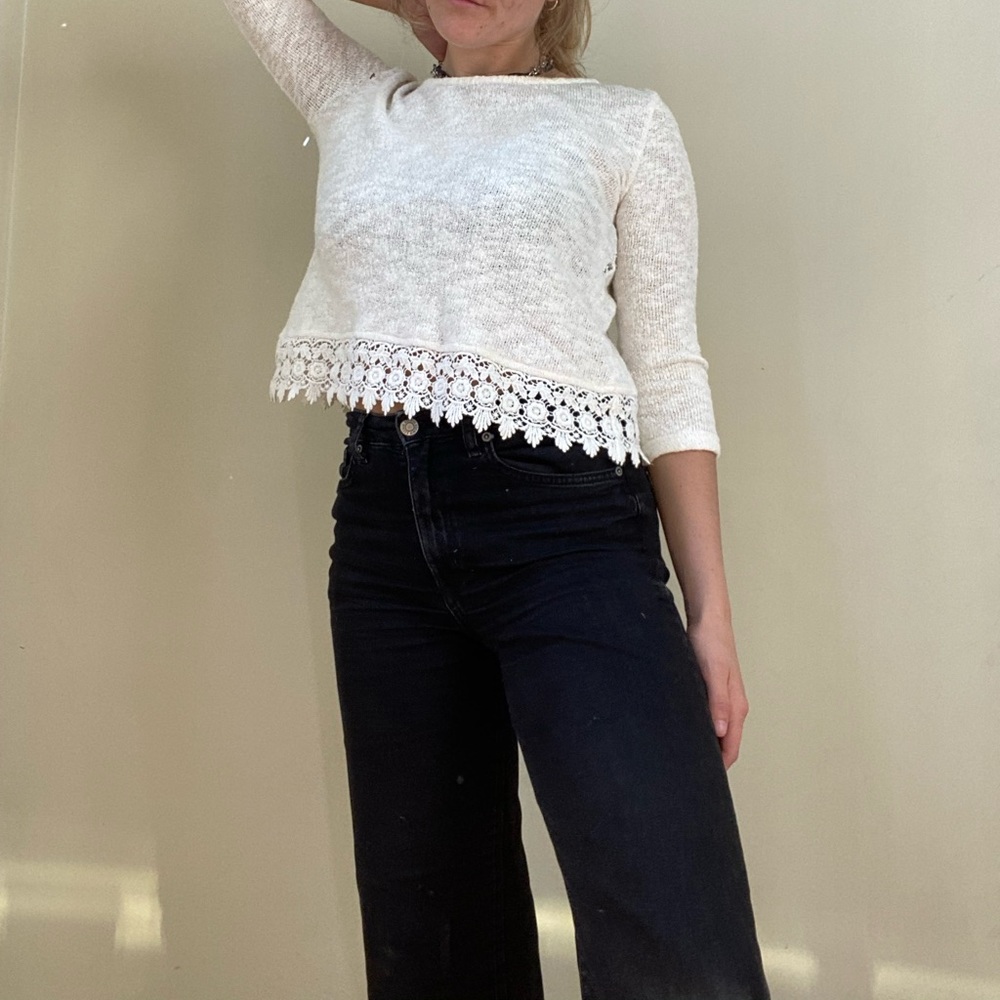 Beautiful white sweater